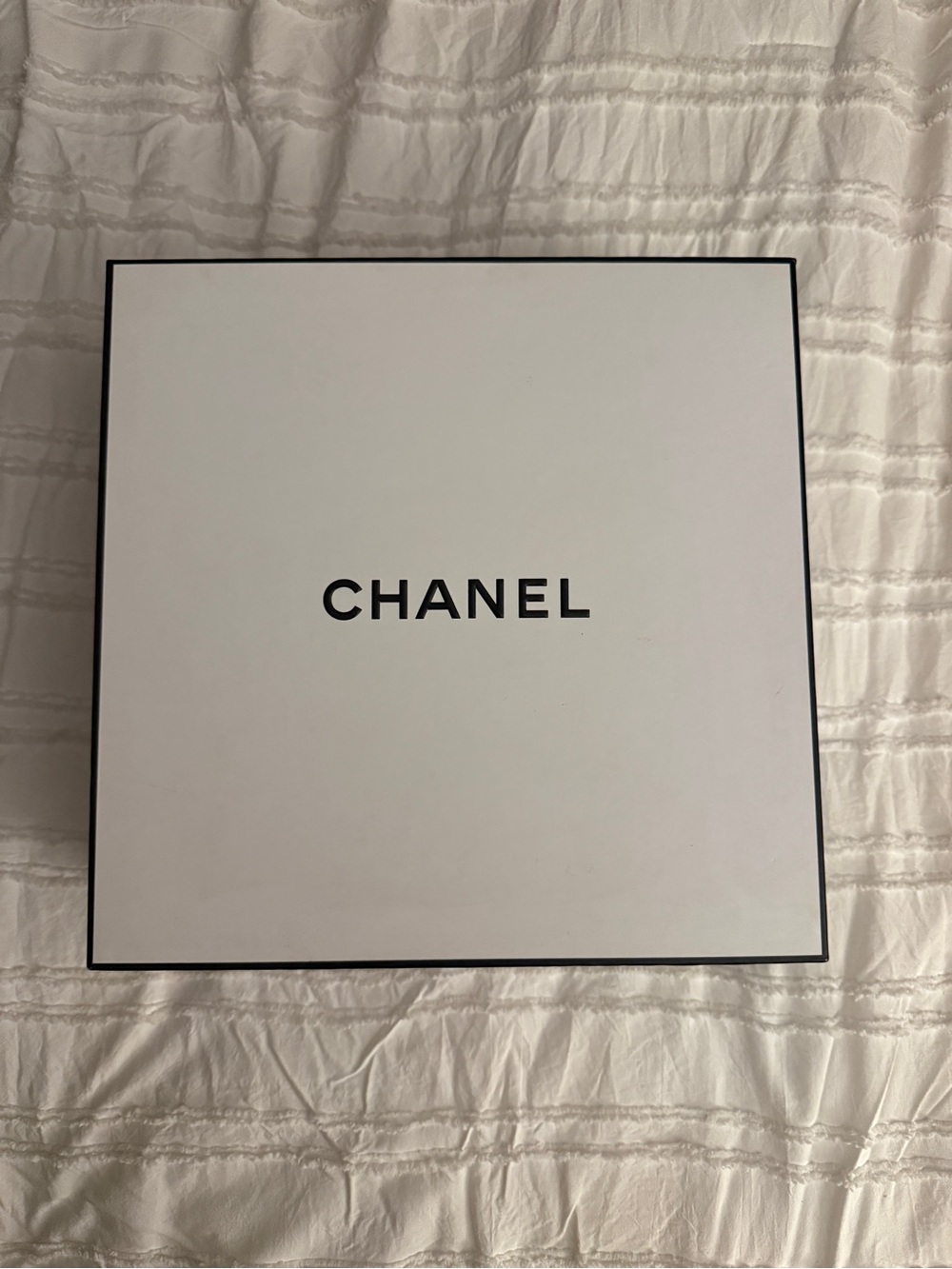 CHANEL Black and White Branded Gift Box